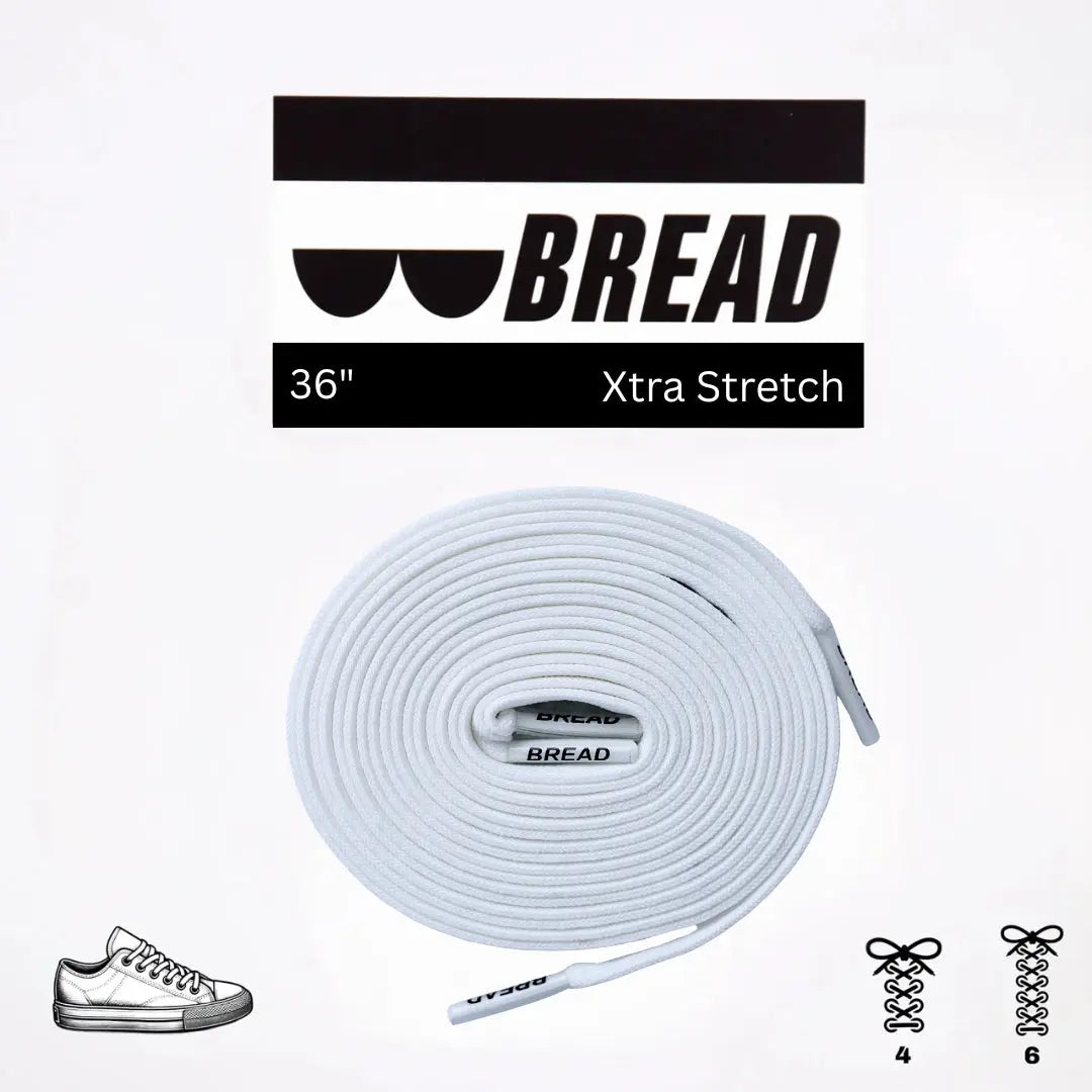 Cordones elásticos para zapatos con forma de pan