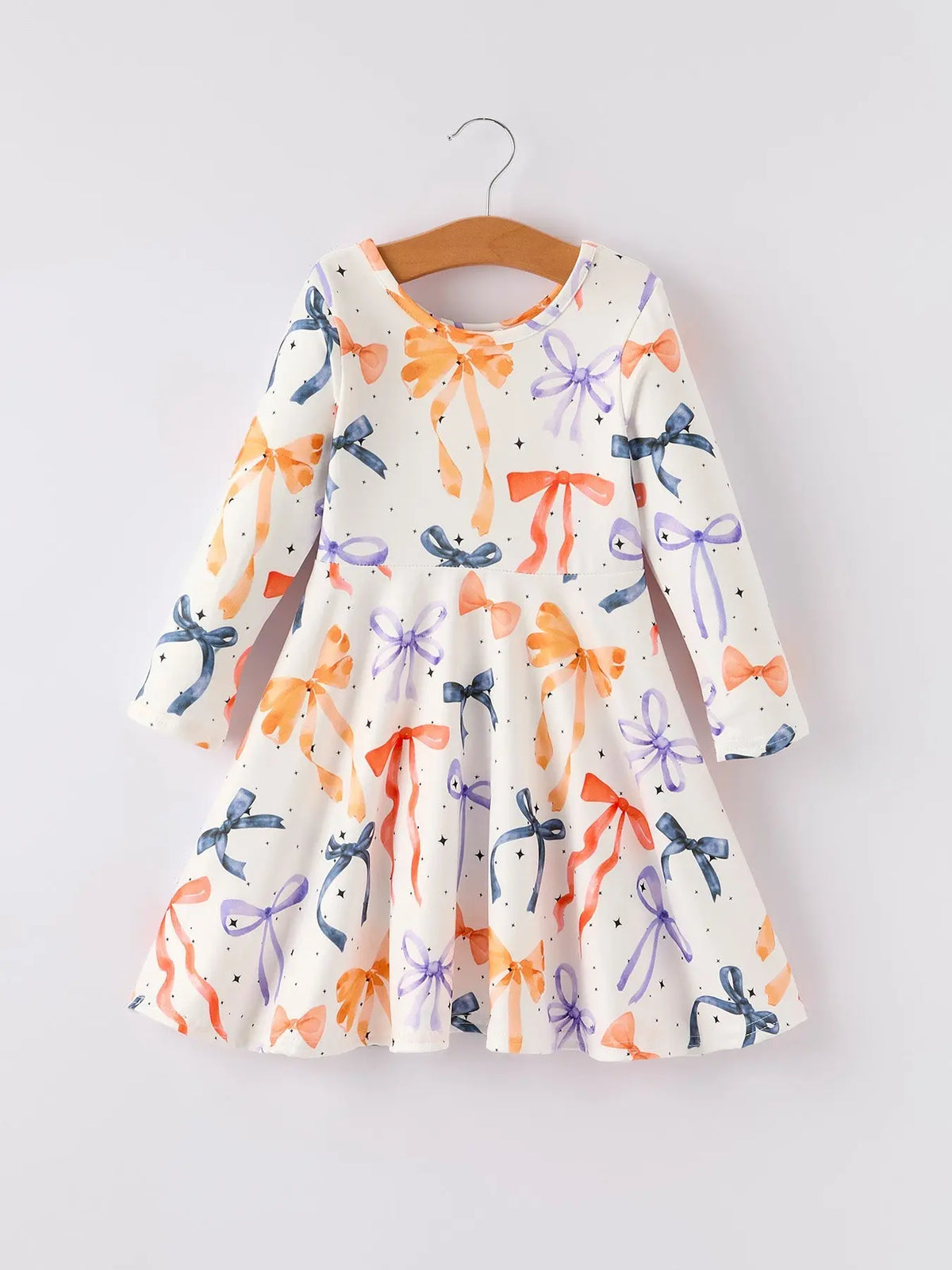 Halloween Bow Spring and Summer Girls Dress