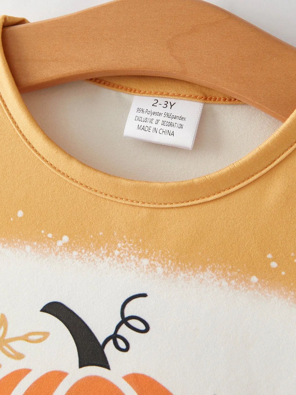 Fall Thanksgiving Halloween 3 pieces Short sleeve O-neck T-shirt Rylee Faith Designs