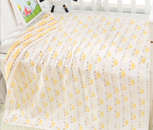 110 * 110cm baby bath towel cover blanket gauze children quilt quality baby children pure cotton 6 six layer gauze bath towel