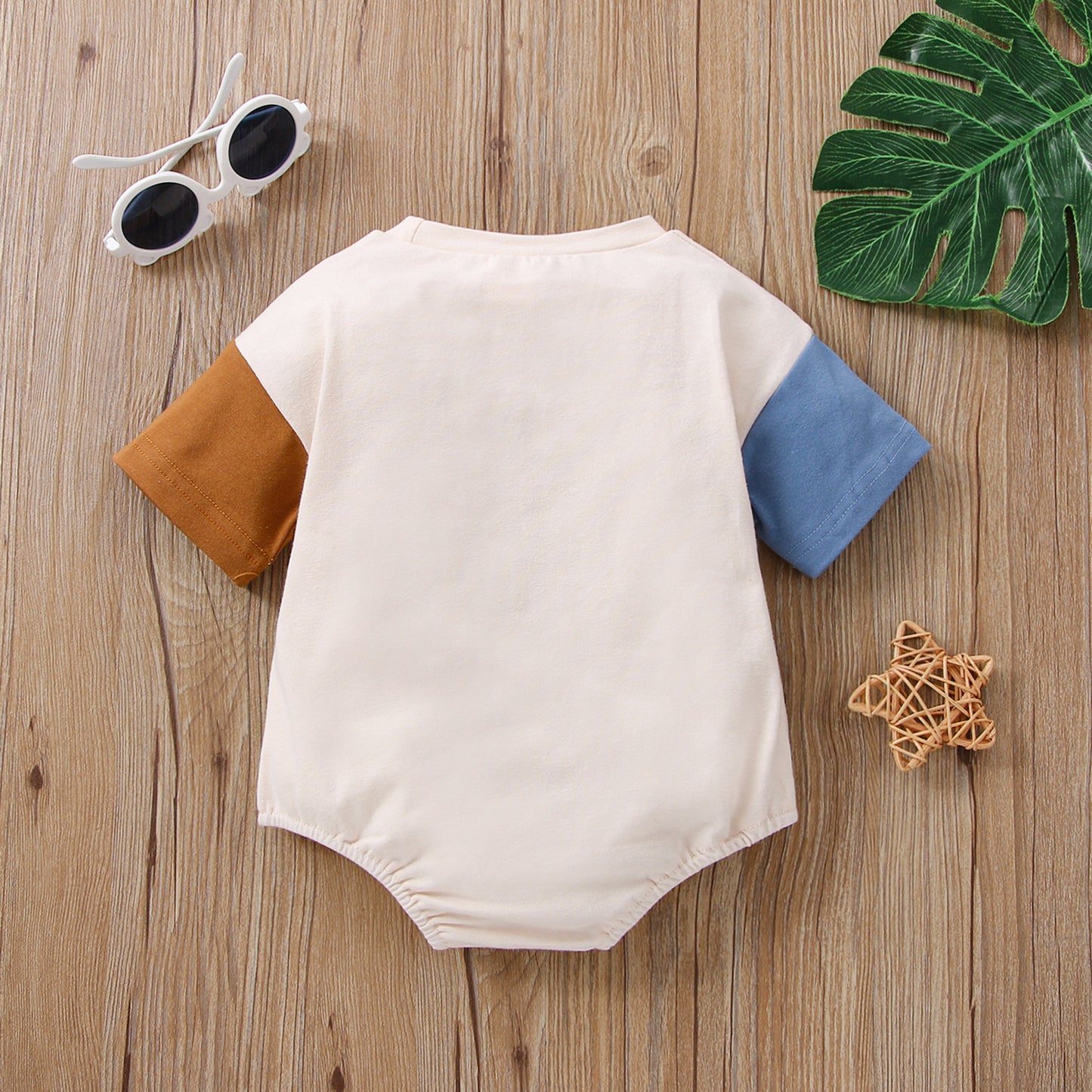 Newborn Solid Color Fashion One-piece Toddler Jumpsuit