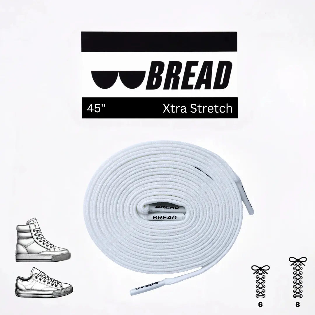 Cordones elásticos para zapatos con forma de pan