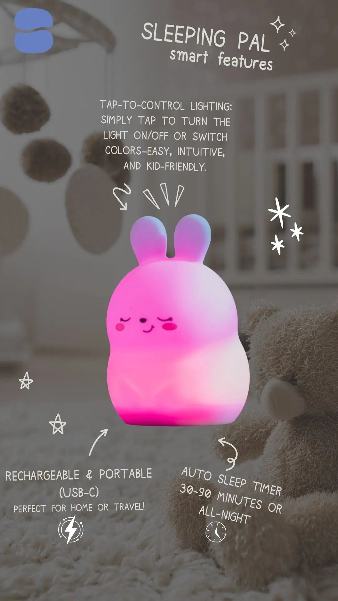 Sleeping Pal Mini Night Light Sound Machine