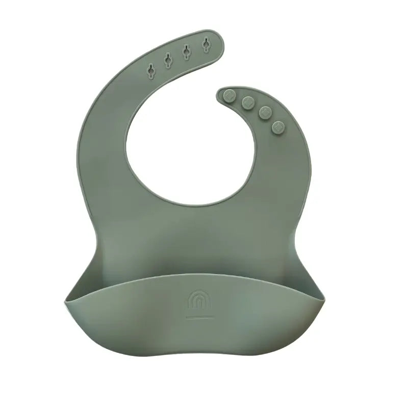 Classic Silicone Bucket Bib · Easy-to-clean