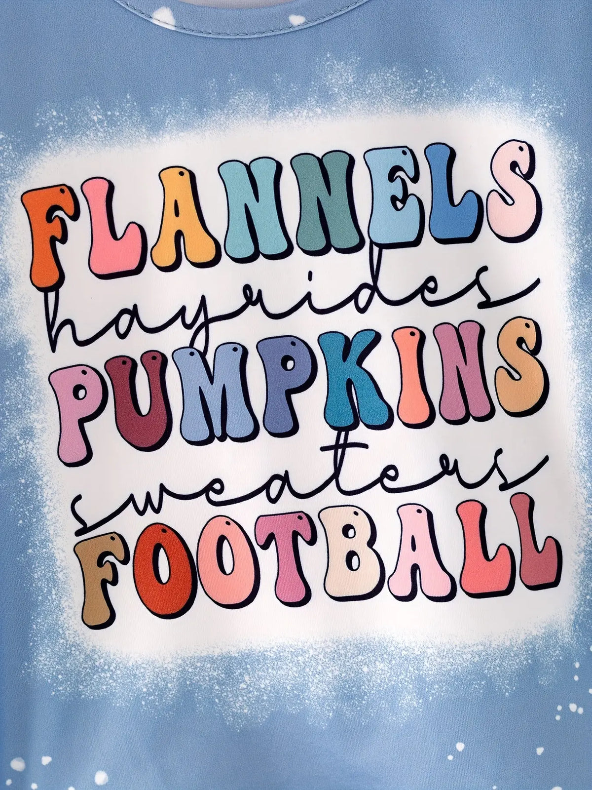 Fall Thanksgiving Halloween 3 pieces Short sleeve O-neck T-shirt Rylee Faith Designs