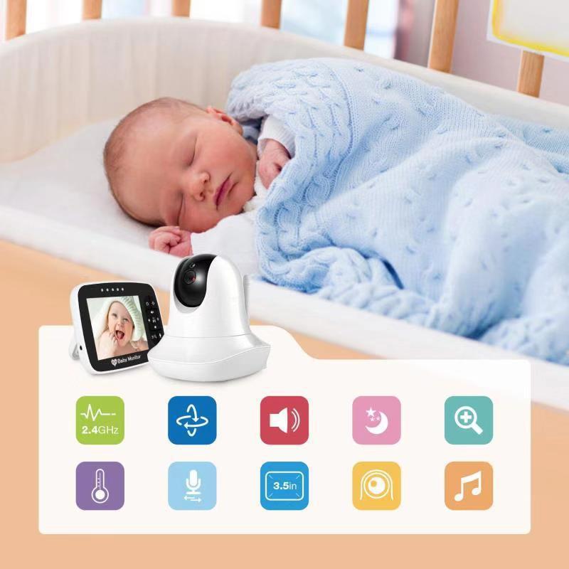 Baby monitor night vision temperature