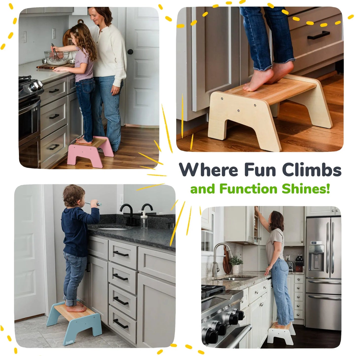 1-Step Stool For Kids Ocodile.com
