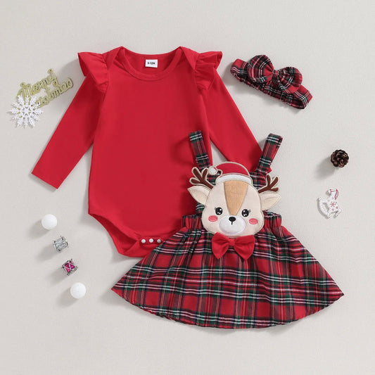 Christmas Newborn Baby Girl Clothing