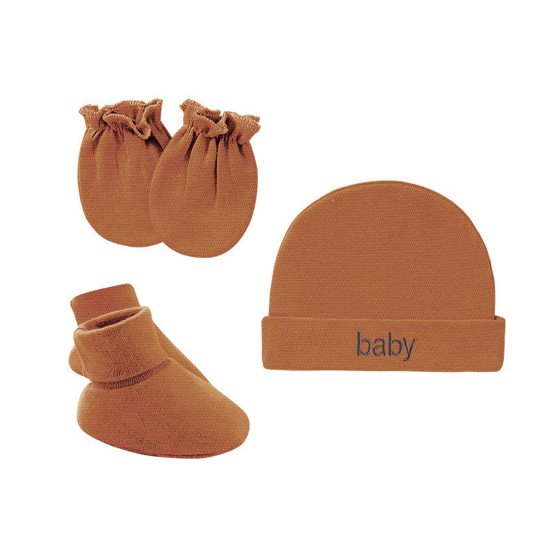 Newborn Tire Hat Anti-scratch Gloves Foot Cover