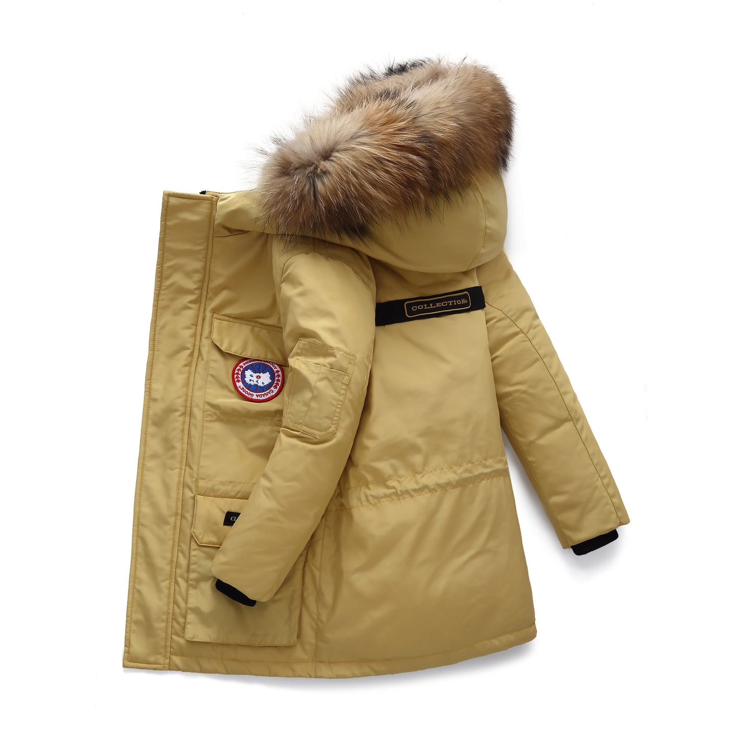 Down jacket long thick