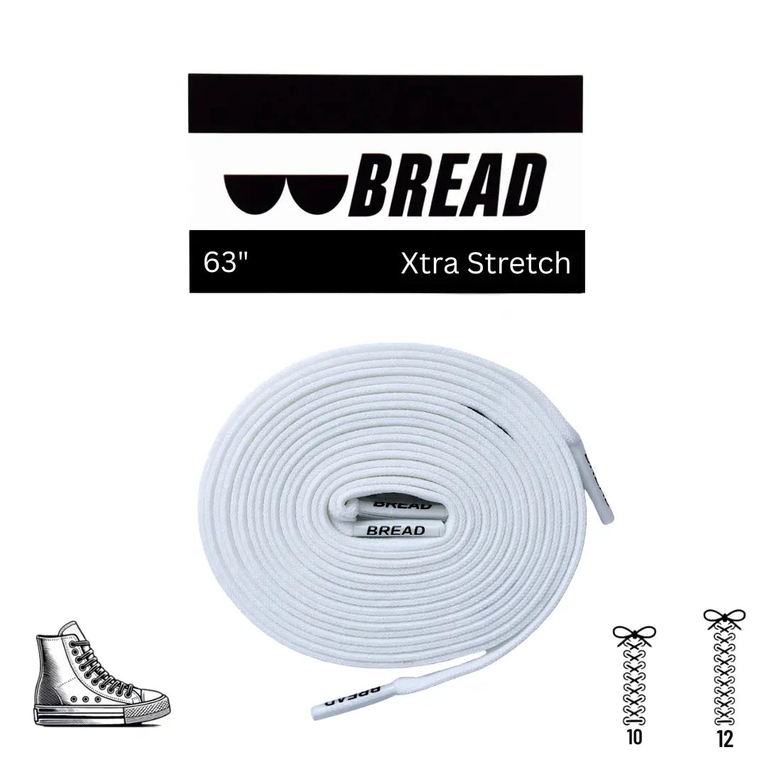 Cordones elásticos para zapatos con forma de pan