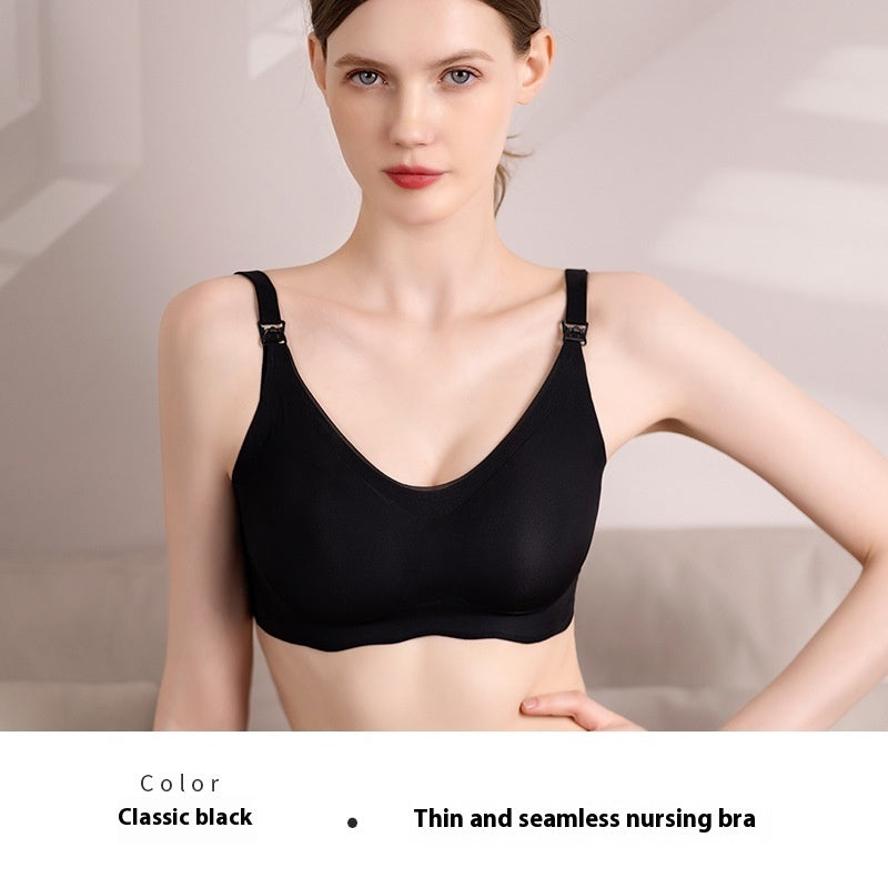 Women's Summer Thin Wireless Nursing Bra