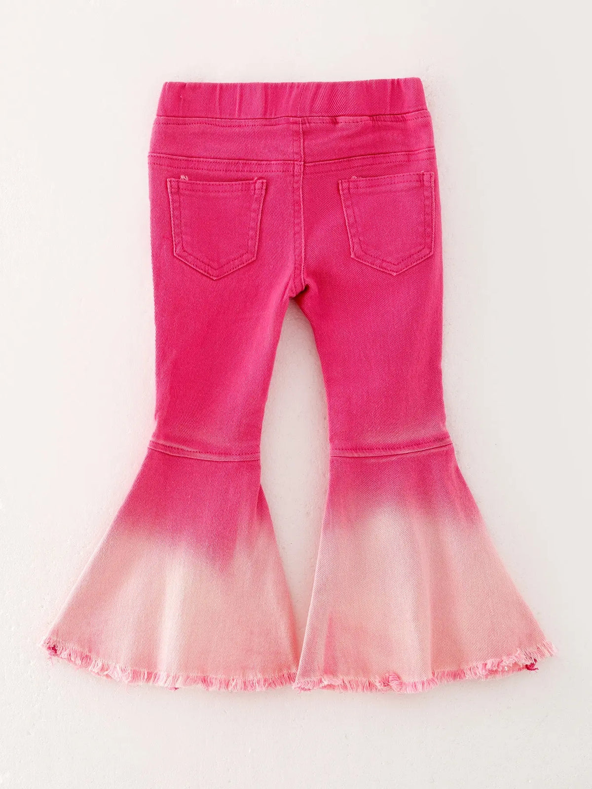 Girls Denim Flared Pants