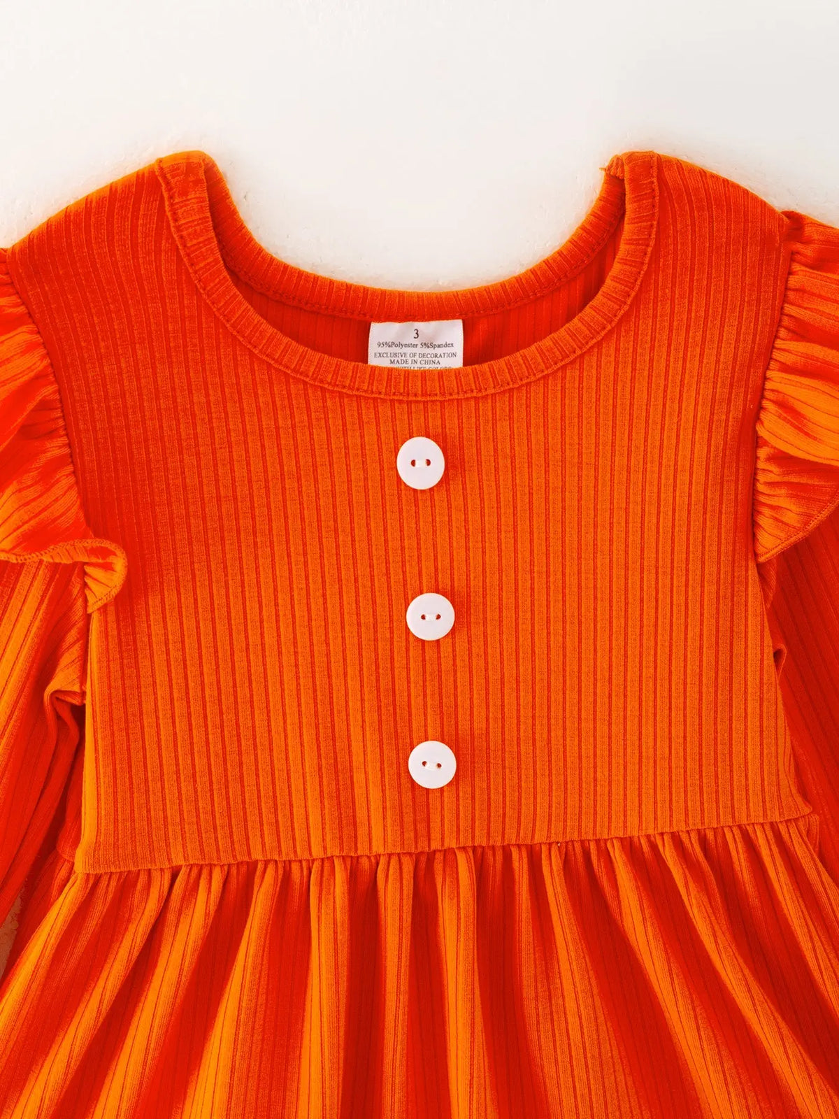 Girls Halloween Pumpkin Print Set Rylee Faith Designs