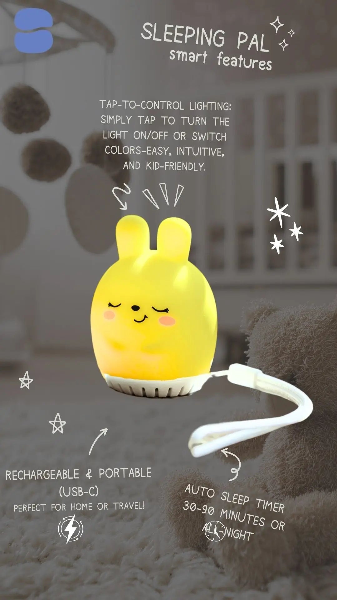 Sleeping Pal Mini Night Light Sound Machine