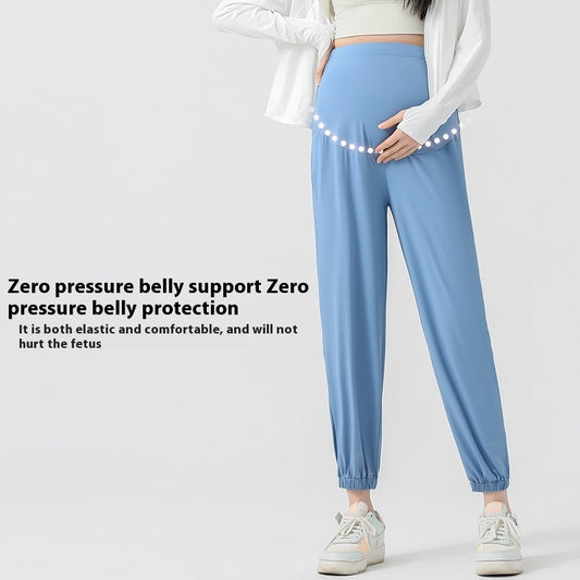 Silk Thin Type Sunscreen Plus Size Maternity Pants Sports Pants