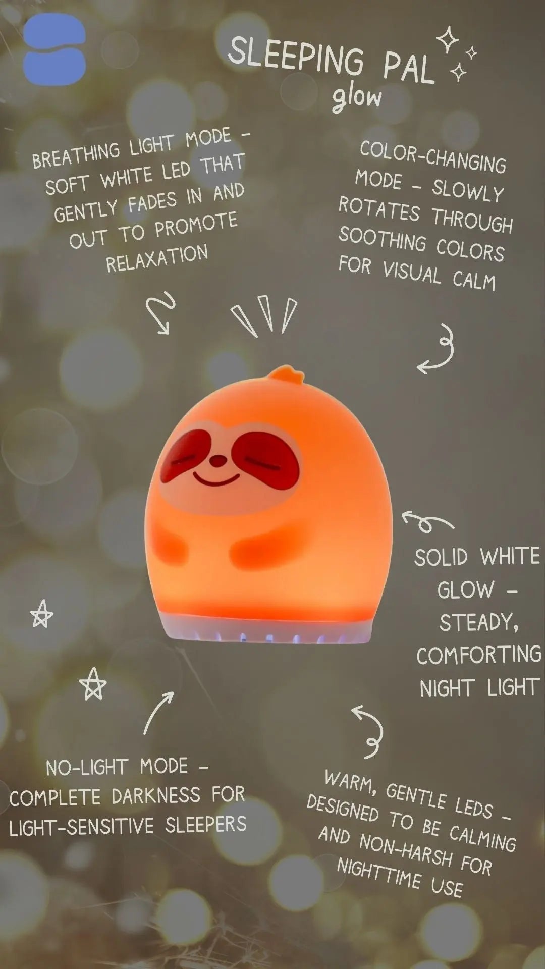 Sleeping Pal Mini Night Light Sound Machine