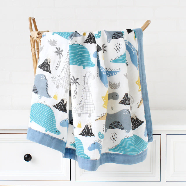 6 Layers Bamboo Cotton Baby Receiving Blanket