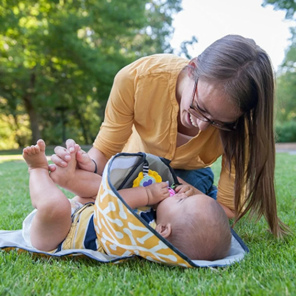 Portable Diaper Changing Pad Clutch