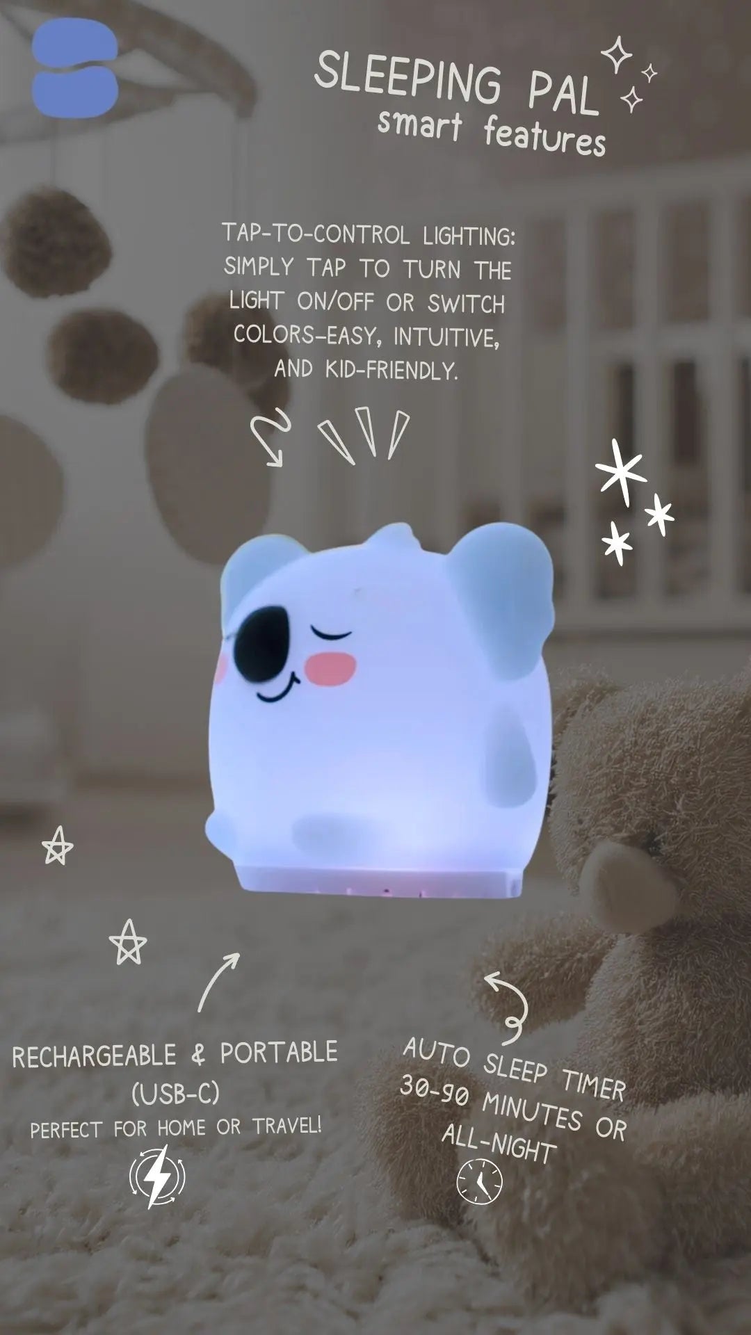 Sleeping Pal Mini Night Light Sound Machine