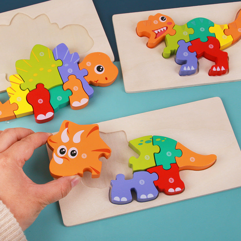 Children's Educational Toys Wooden Three-dimensional