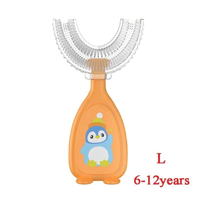 New Children Smart 360 Degree U Shape Manual Toothbrush