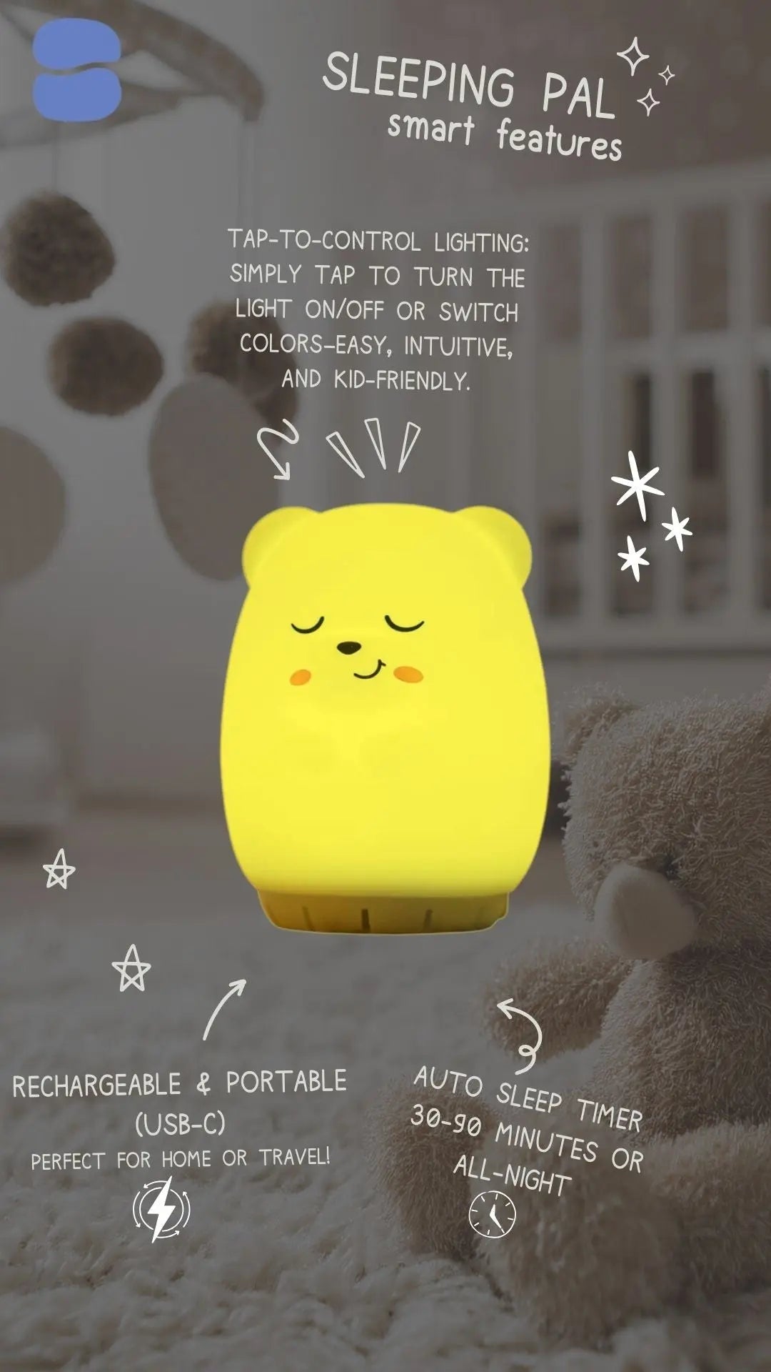 Sleeping Pal Mini Night Light Sound Machine