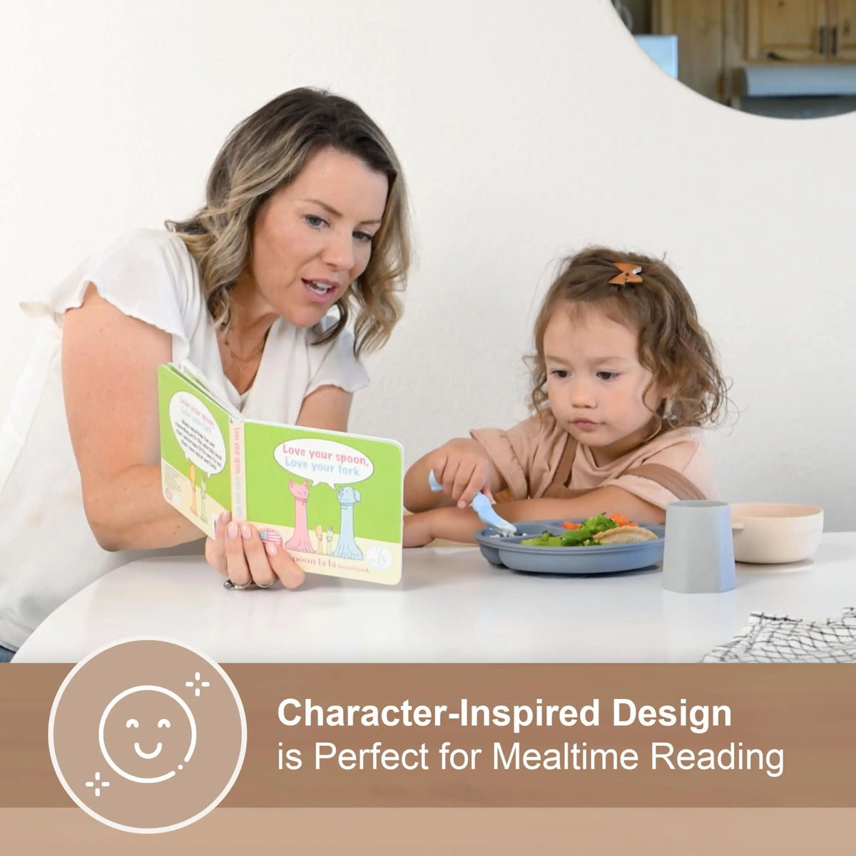 Spoon la la Utensils + Board Book