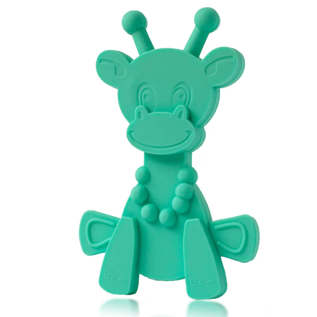 Little bamBAM Baby Teething Toy – Natural Rubber & Baltic Amber