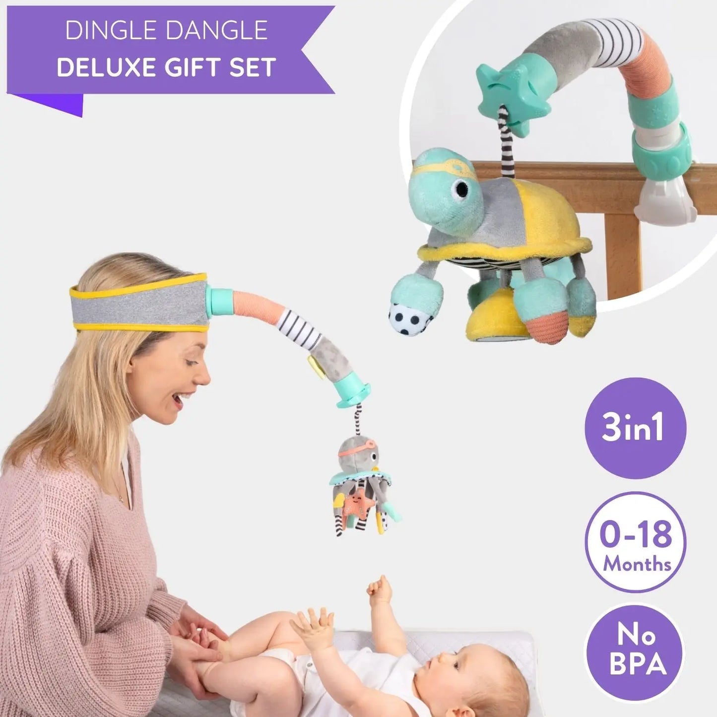 Deluxe Dingle Dangle Baby Gift Set Dingle Dangle Baby USA