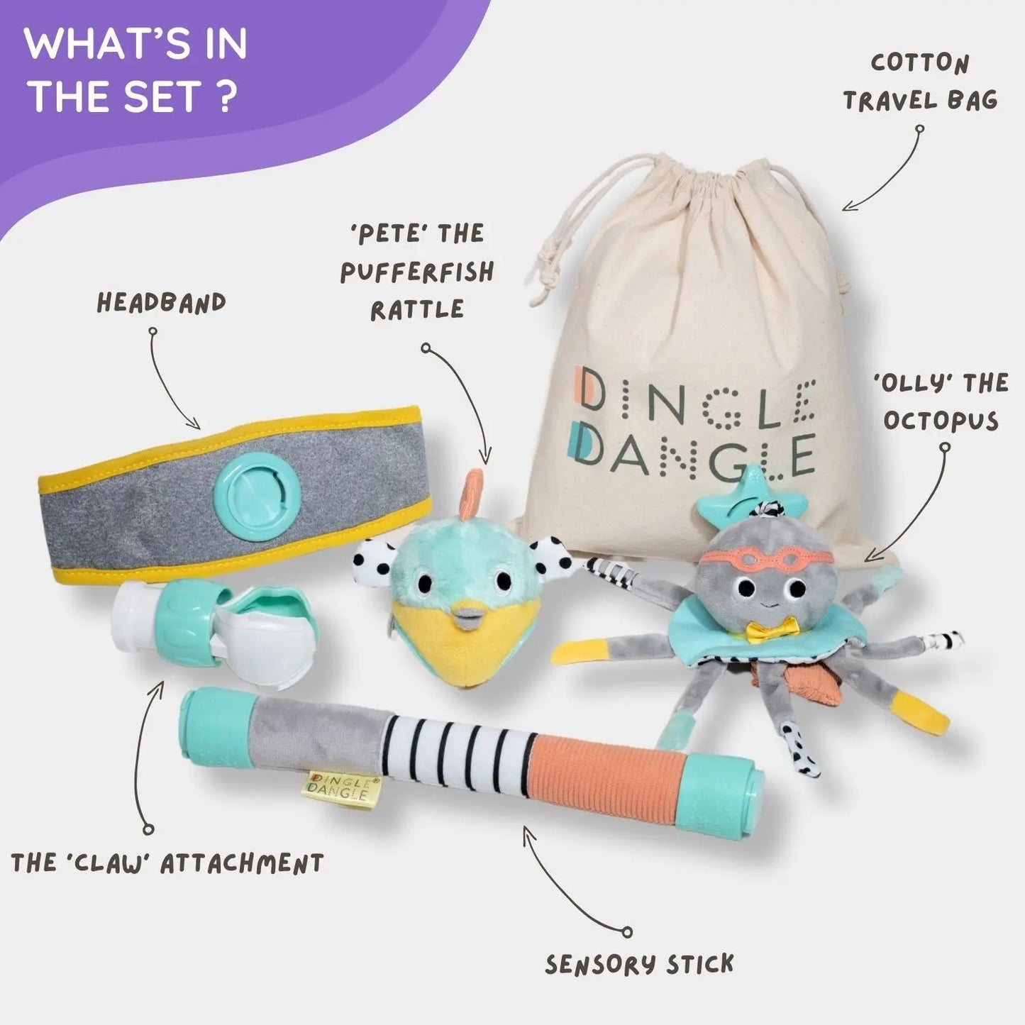 Deluxe Dingle Dangle Baby Gift Set Dingle Dangle Baby USA