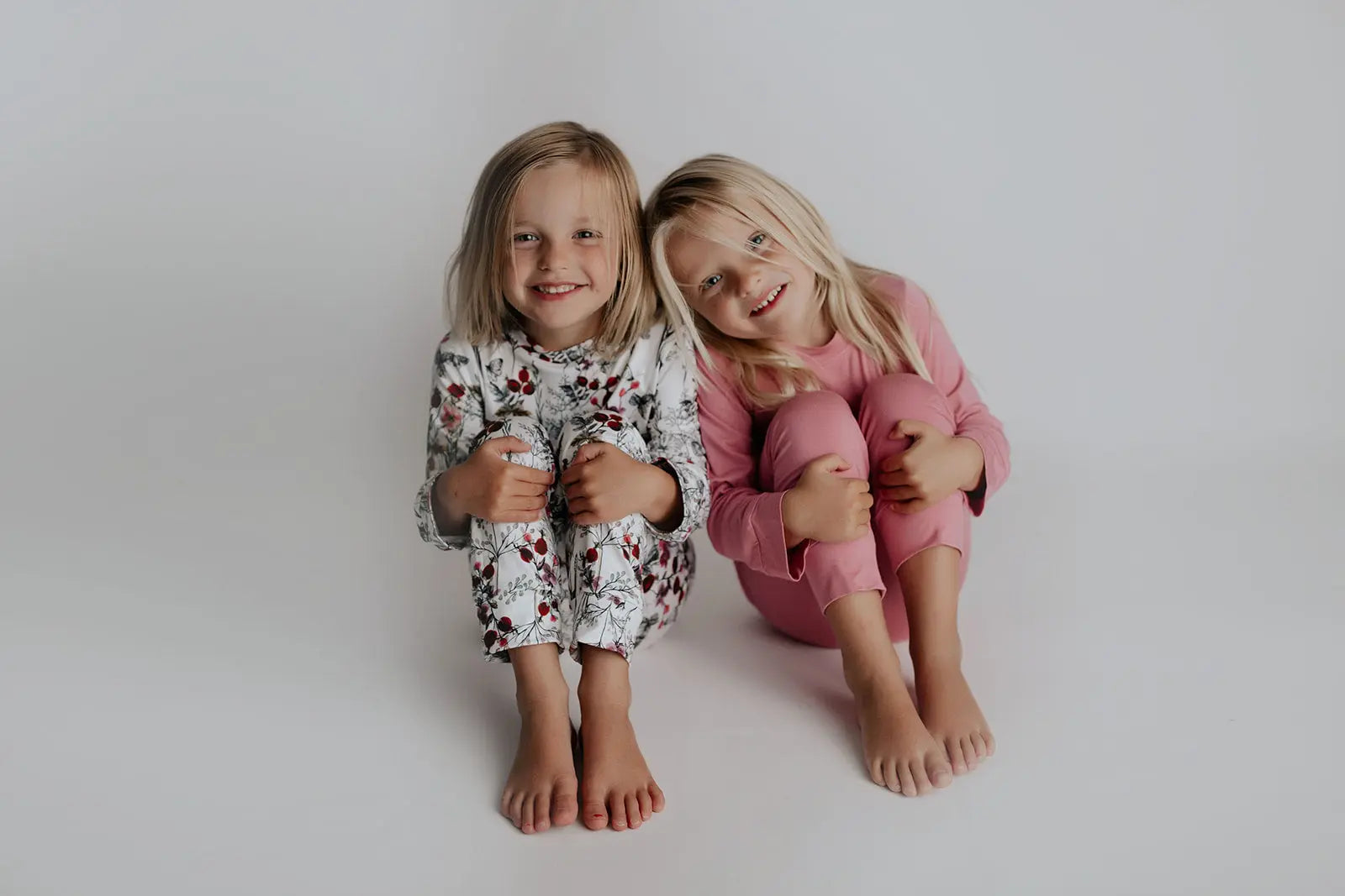 Floral Girls Kids Pajamas Three Little Tots
