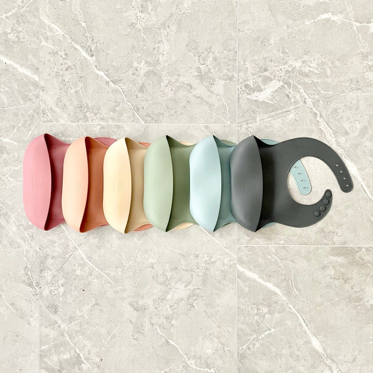 Classic Silicone Bucket Bib · Easy-to-clean