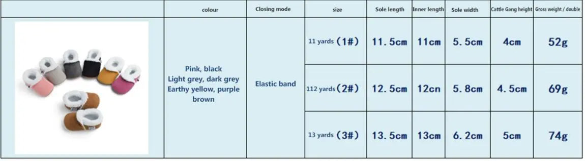 Citgeett Autumn 0-18M Newborn Baby Casual Shoes Winter Warm Fur Non-Slip Rubber Sole Boots Infant Prewalkers