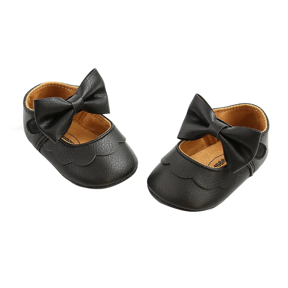 Baby Infant Girls Flat Shoes Bow Knot Solid First Walker Soft Sole Newborn Infant Toddler Girls Princess Shoes