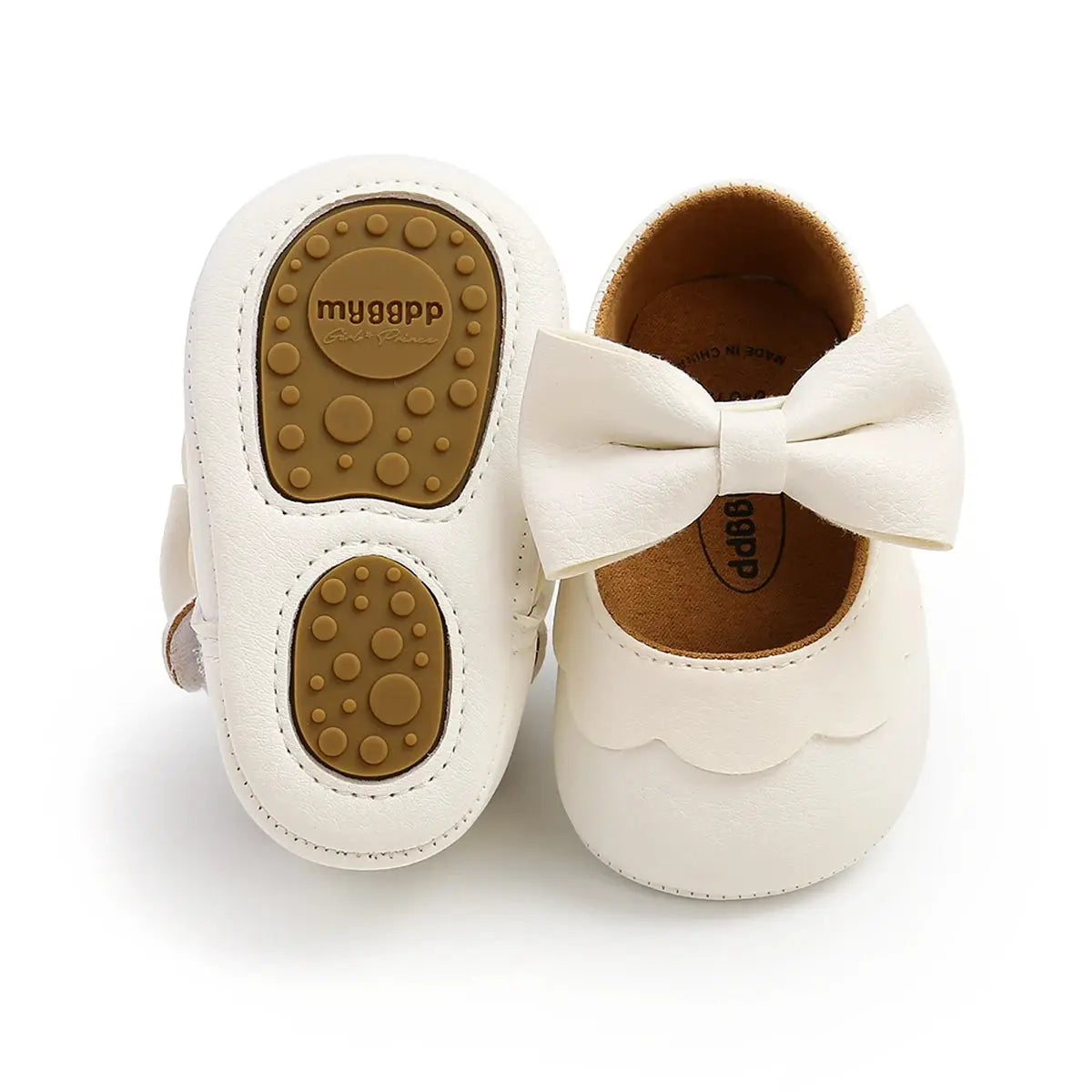 Baby Infant Girls Flat Shoes Bow Knot Solid First Walker Soft Sole Newborn Infant Toddler Girls Princess Shoes