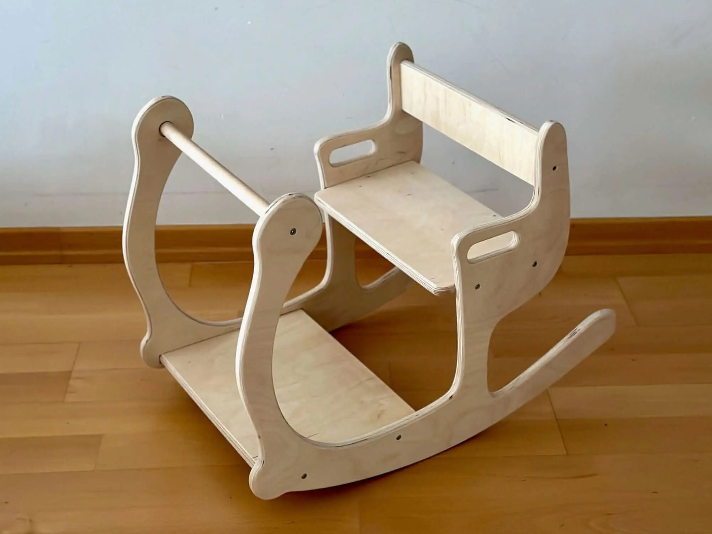 2in1 Wooden Seesaw & Desk for Kids' Skill Development