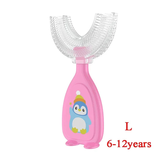 New Children Smart 360 Degree U Shape Manual Toothbrush