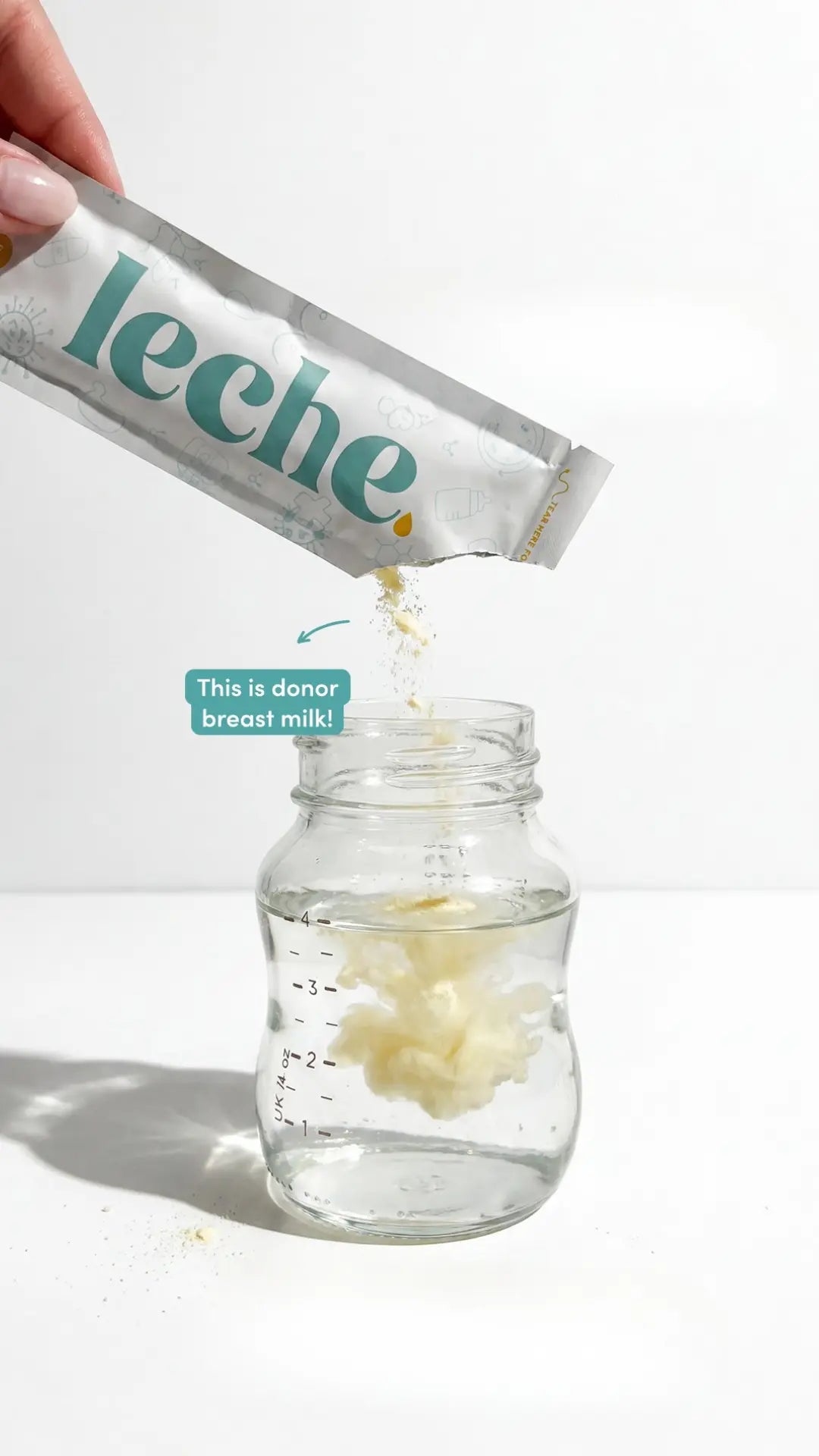 powdered donor breast milk