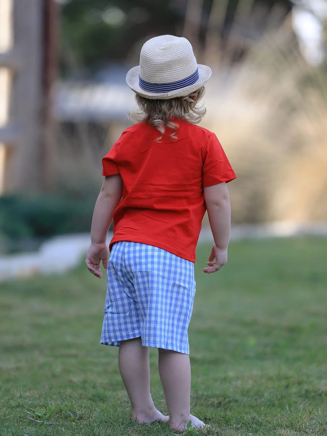 Boys Back to School Pencil Apple Applique Plaid Shorts Set Rylee Faith Designs