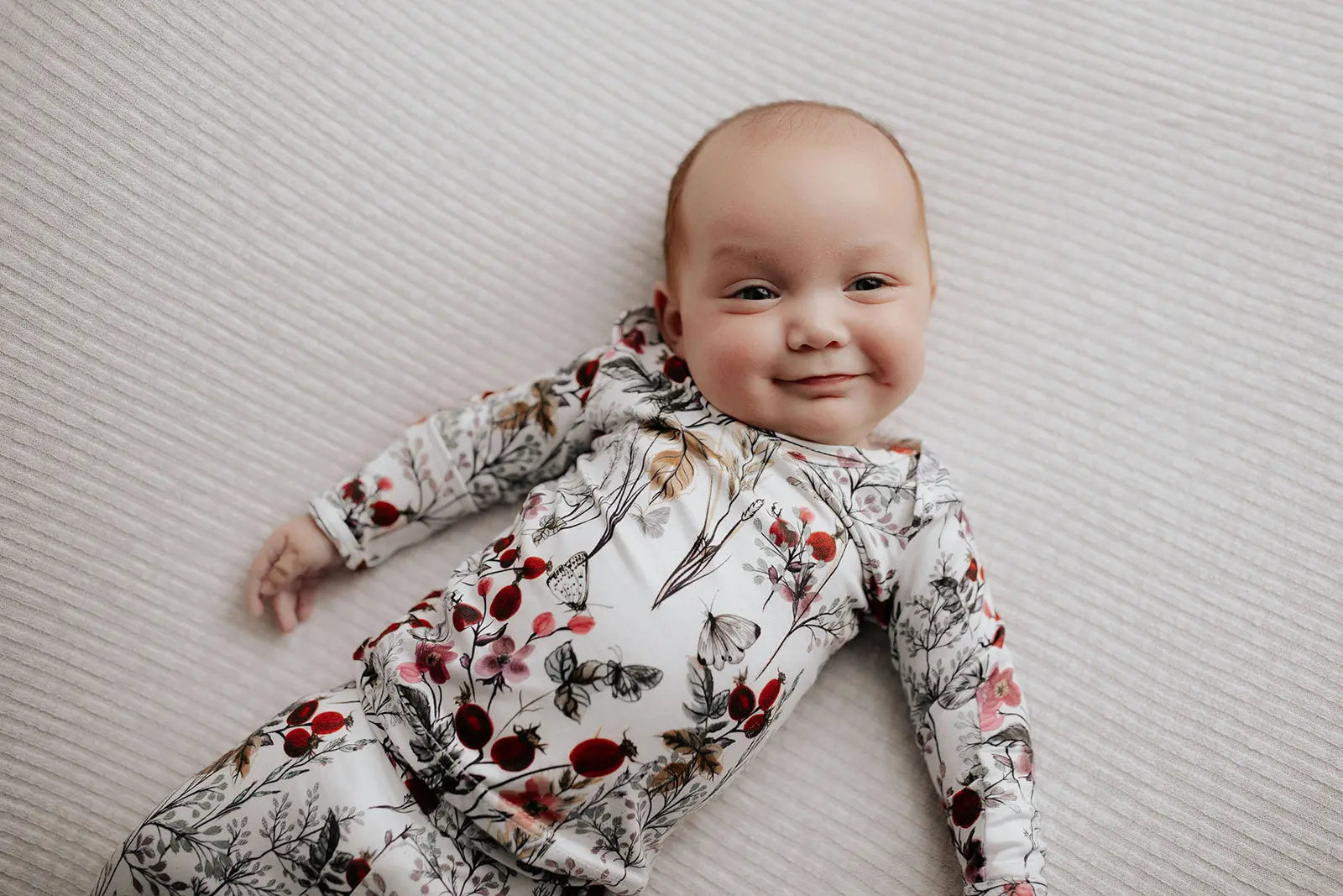 Floral Girls Kids Pajamas Three Little Tots