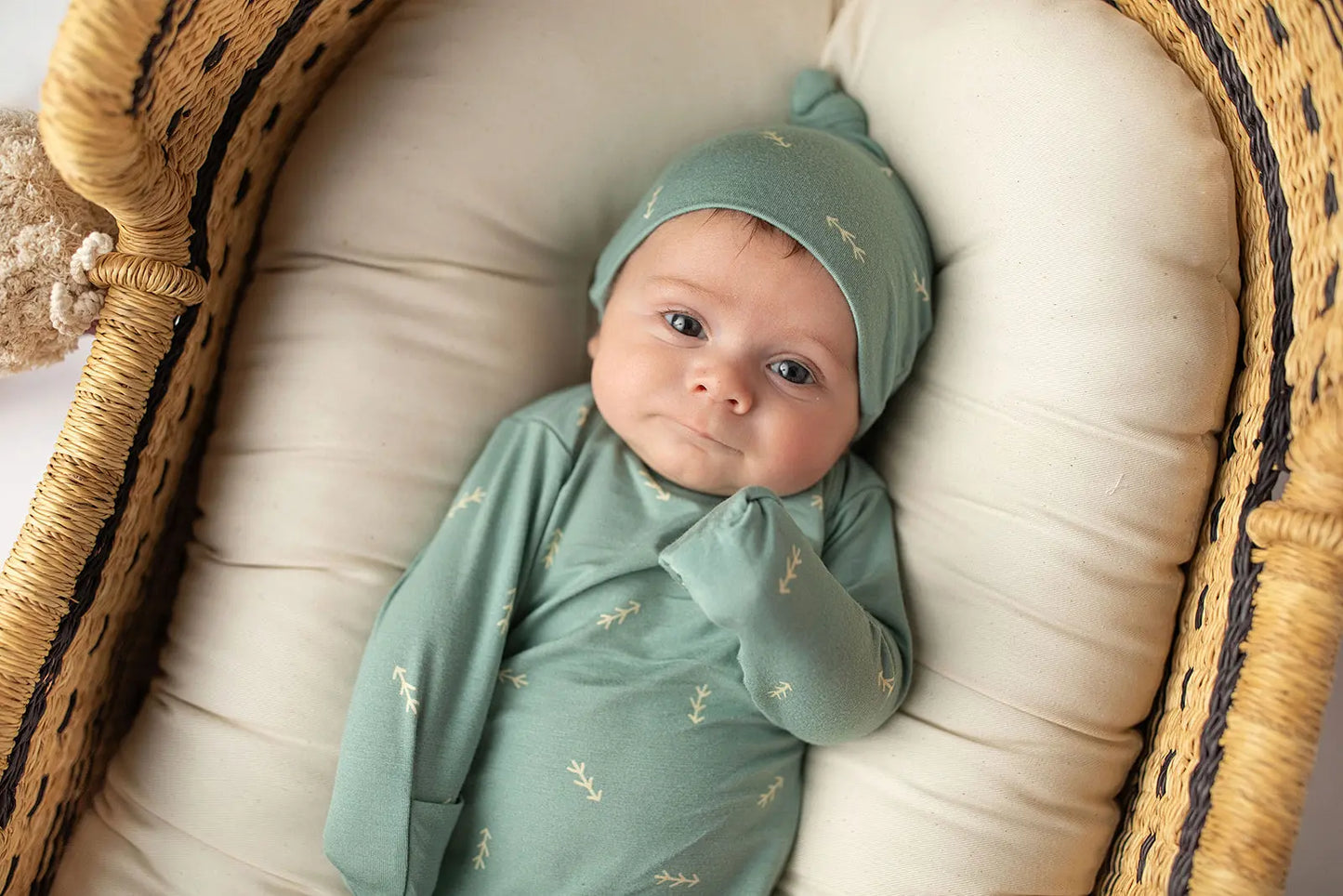 Arrow Knotted Newborn Gown Three Little Tots