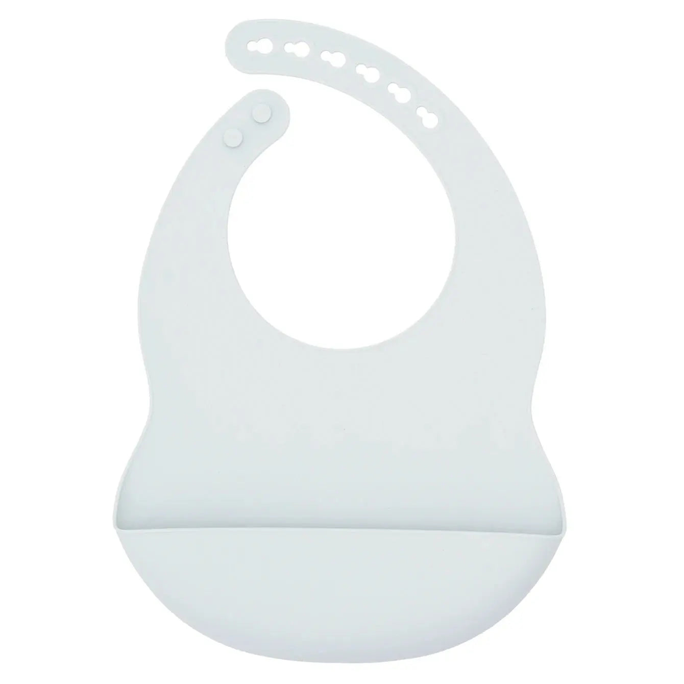 Color Kids 1PCS Silicone Baby Bib Adjustable Waterproof Feeding Bib BPA Free Soft Drool Bib Newborn Essentials Saliva Towel