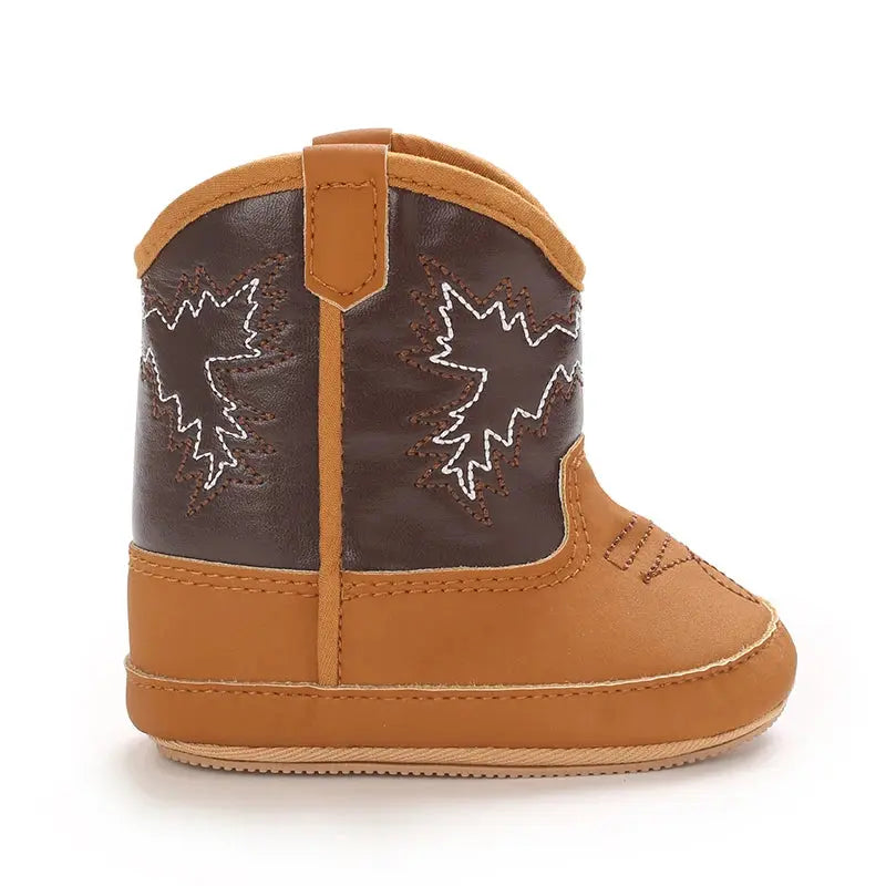 Infant Winter Snow Boots Embroidery Warm Baby First Walker Shoes for Christmas, Baby Girls Boys Shower