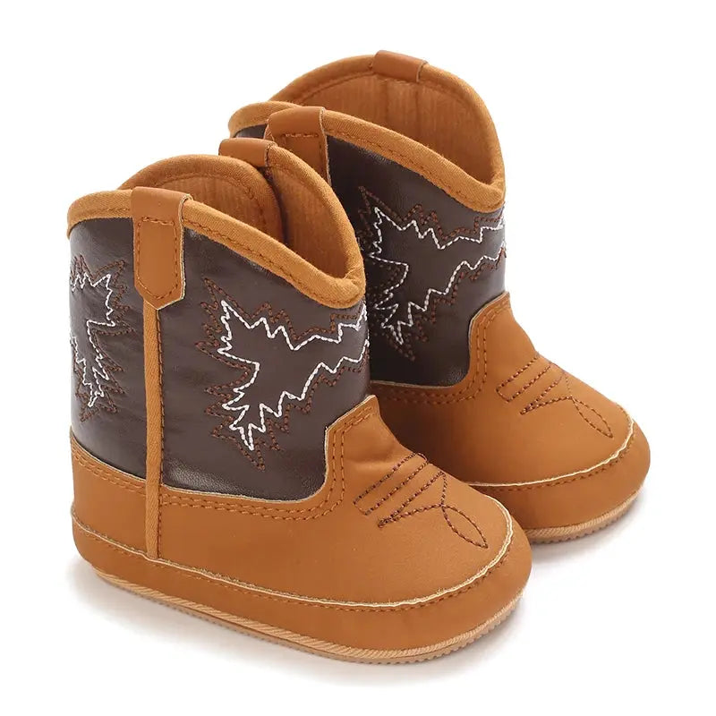 Infant Winter Snow Boots Embroidery Warm Baby First Walker Shoes for Christmas, Baby Girls Boys Shower