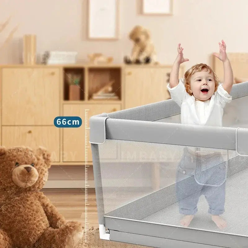 Baby Playpens Indoor Baby Corralitos for Baby Playground with Pull Rings Kids Safety Barrier Fence Dry Balls Pits Large Parks