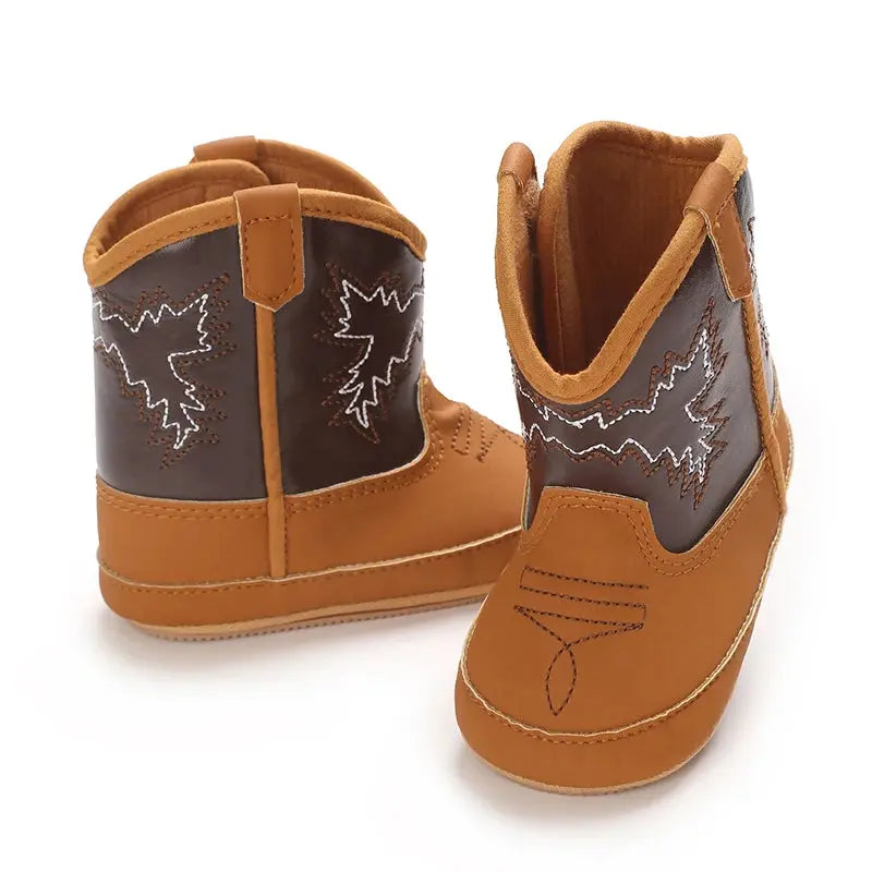 Infant Winter Snow Boots Embroidery Warm Baby First Walker Shoes for Christmas, Baby Girls Boys Shower