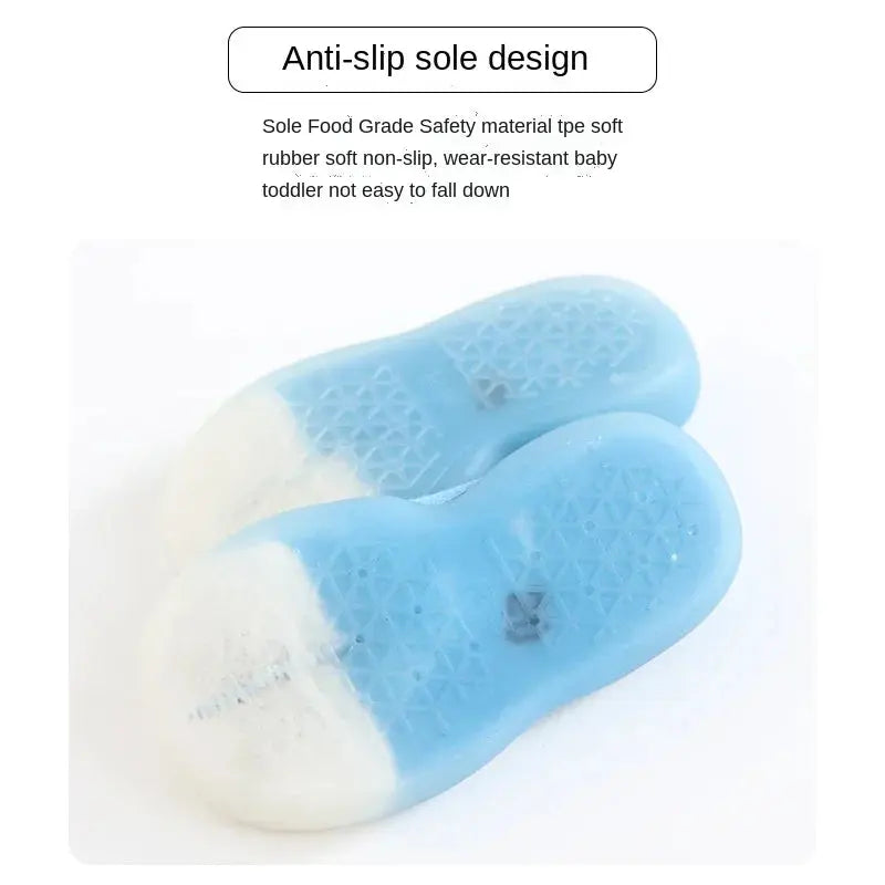 Children Anti-slip Shoes Newborn Baby Girl Cotton Non-slip Floor Socks Baby Boy Rubber Sole Cartoon Indoor Socks Infant Shoes