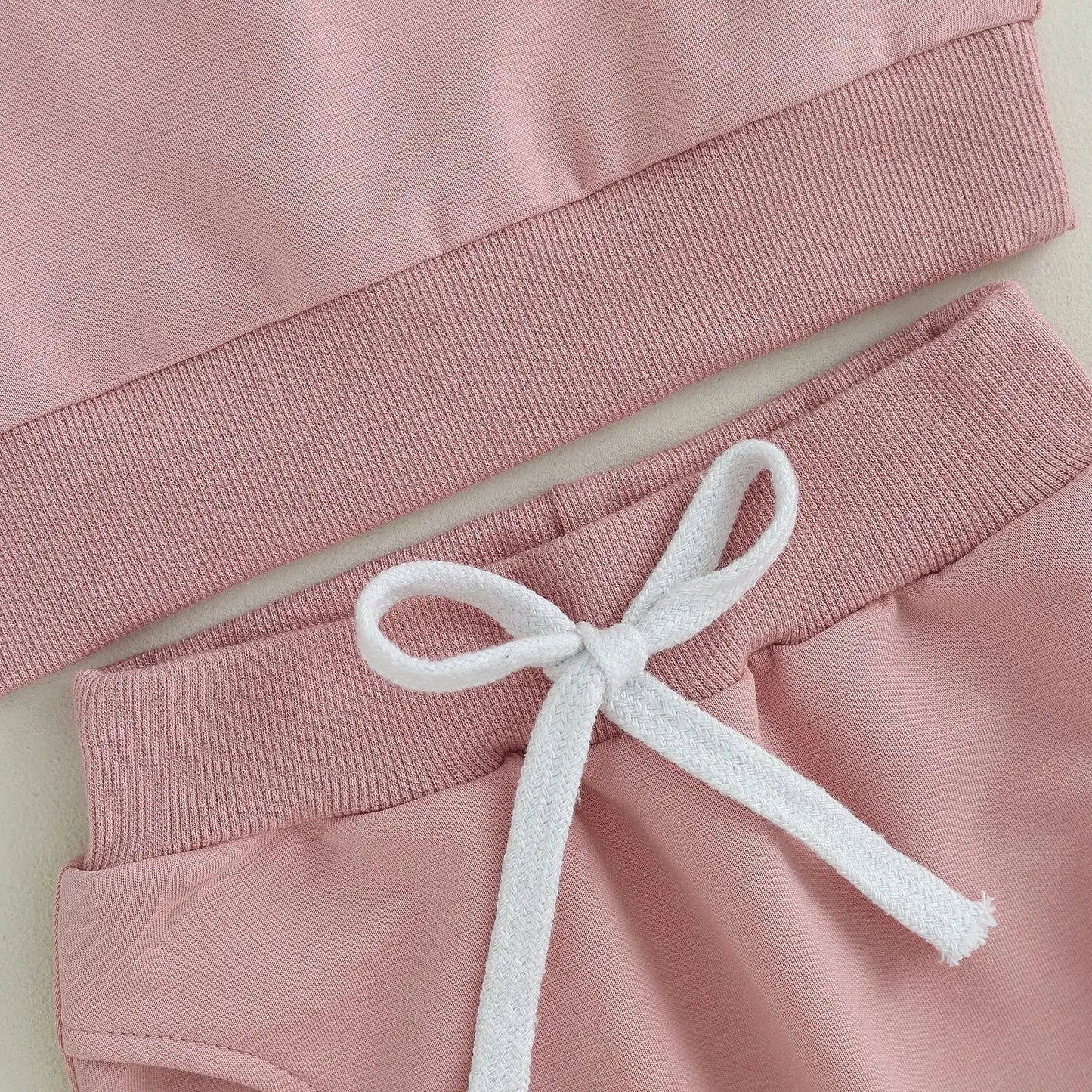 Citgeett Autumn Toddler Baby Girls Outfit Letters Print Long Sleeve Crew Neck Sweatshirt Elastic Waist Pants Fall Clothes