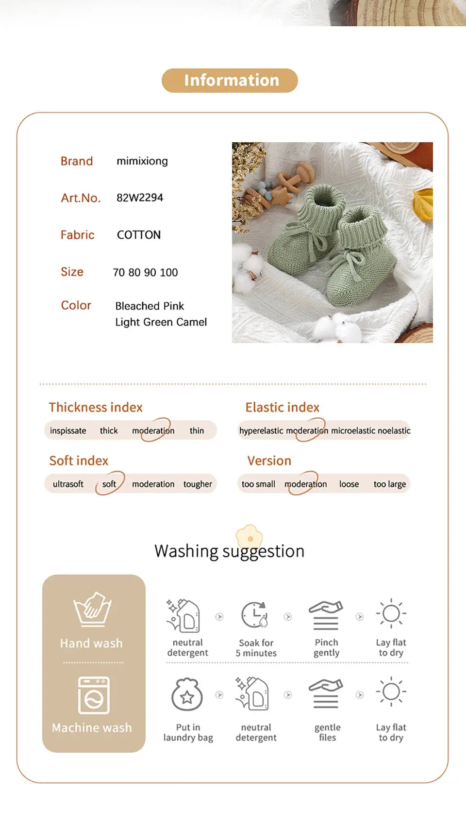 Baby Shoes Solid Color Knitted Newborn Boys and Girls Boots First Walkers Soft Bottom Infant Unisex Footwear 0-18m Child Booties